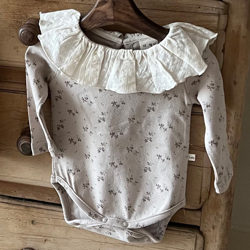 HY23027 Children Clothing Spri - Newborn Baby Girl Romper Floral 评论和价格