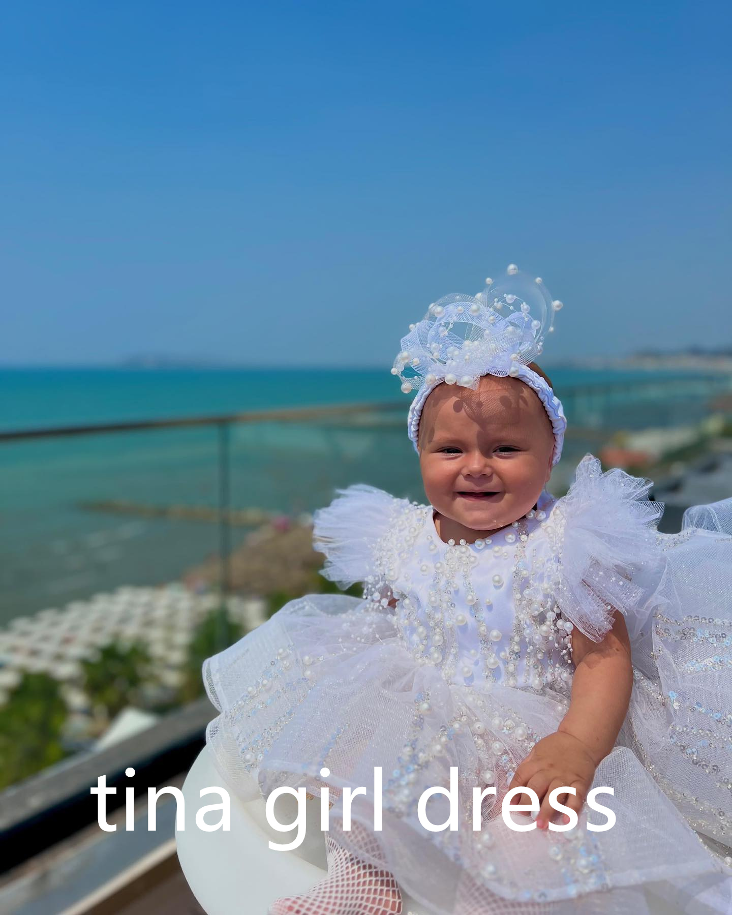 Princess White Flower Girl Dre - Toddler Girl Tulle Party Dress 评论和价格