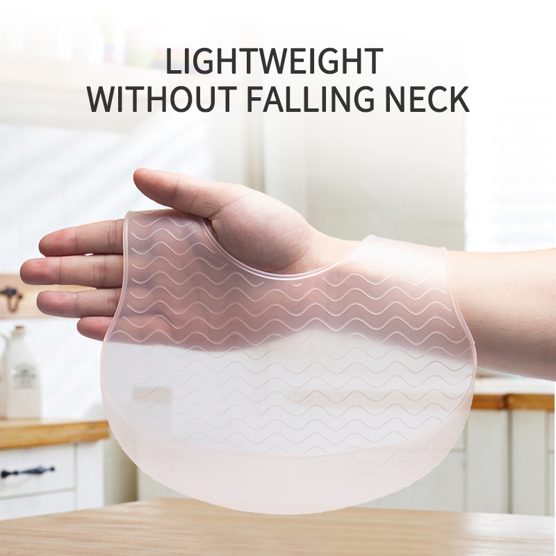 1pc BabySilicone Jelly Bib Ult - Waterproof Baby Bibs Silicone 评论和价格