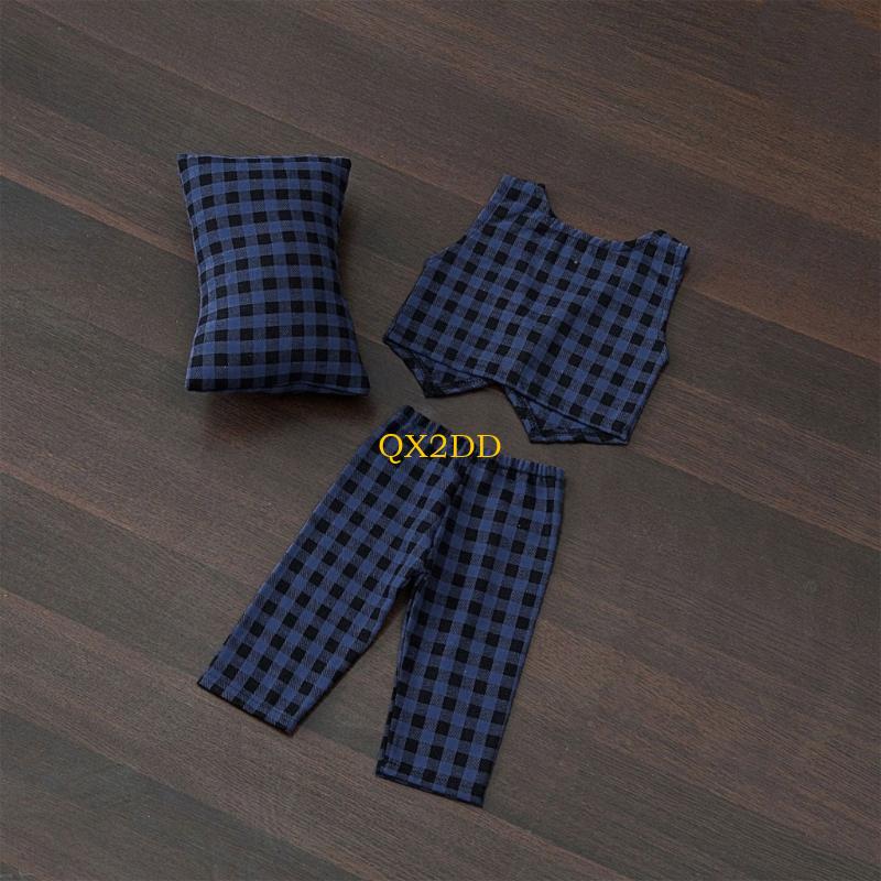 QX2D Checkered Pillow Pants &  - Infant Photography Props Outfit 评论和价格