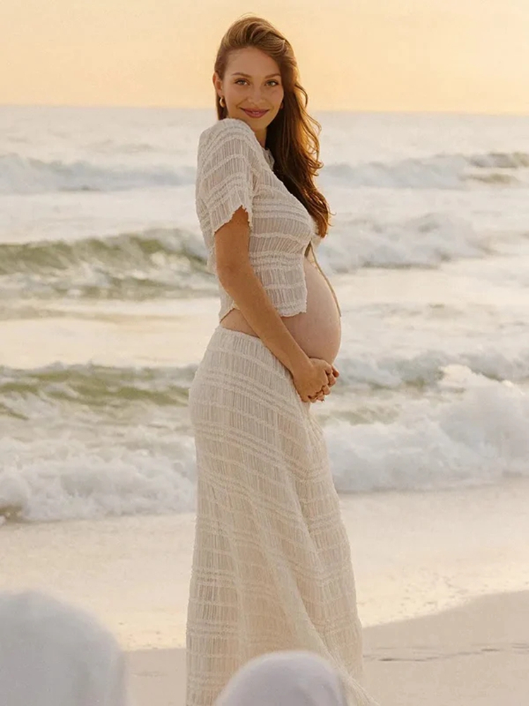 Maternity Photoshoot Outfit Cr - Maternity Wear 评论和价格