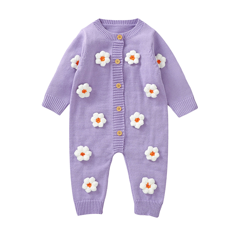 Sweet Floral Print  Baby Girls - Newborn Baby Girl Romper Floral 评论和价格