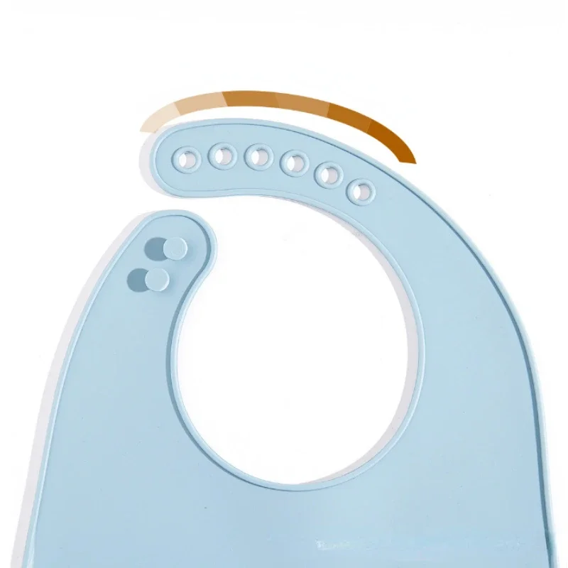1Pcs Food Grade Silicone Baby  - Waterproof Baby Bibs Silicone 评论和价格