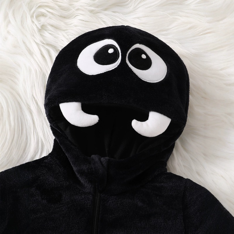 Newborn Baby Black Spider Romp - Cotton Baby Onesies Zipper 评论和价格