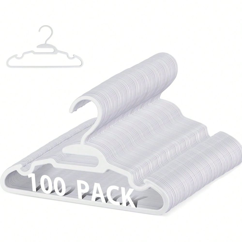 70 100 Pack Kids Hangers Plast - Baby Clothes 评论和价格